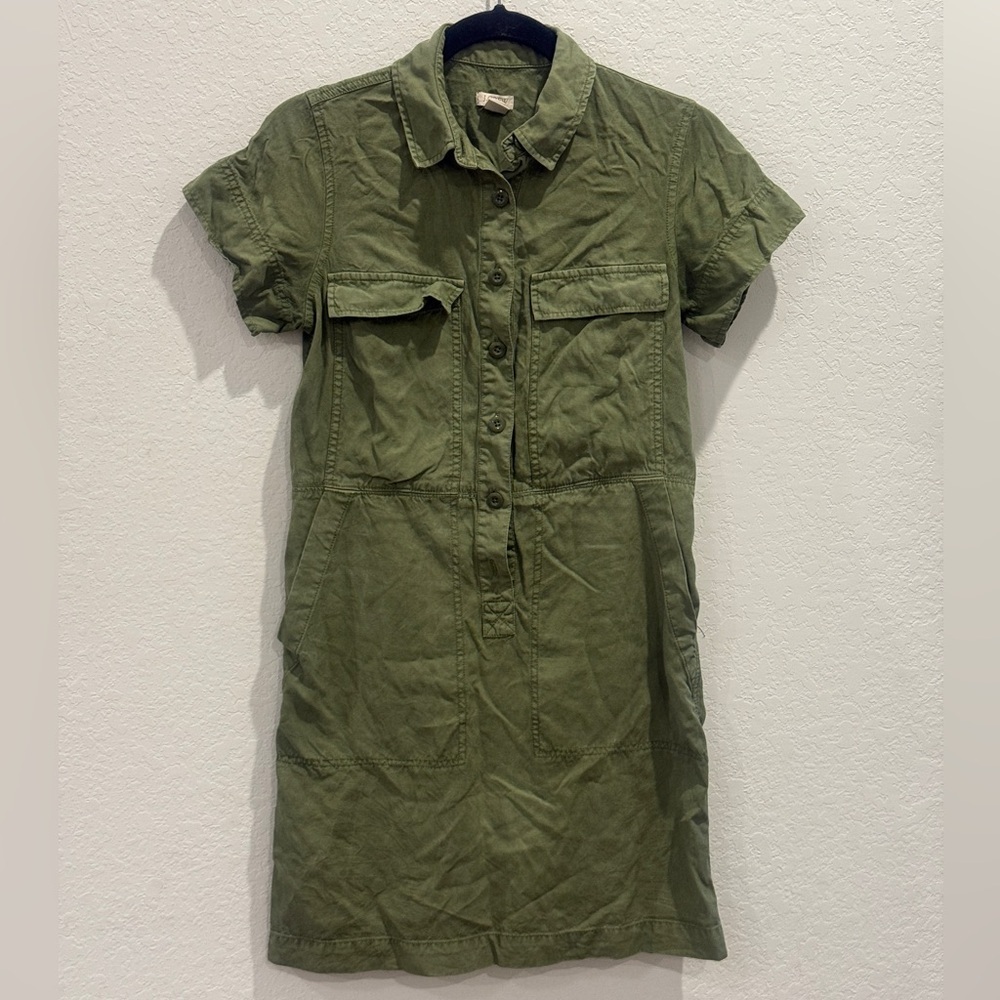 J.โ Crew Olive Green Mini Dress